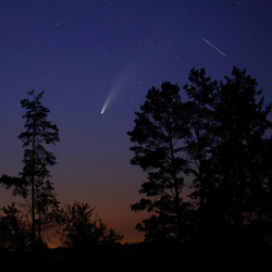 Central Roztocze, Comet C / 2020 F3 NEOWISE