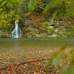 Waterfall, Western Bieszczady